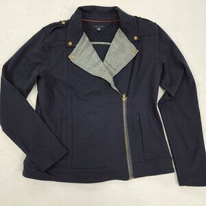 Tommy Hilfiger Blazer Navy Nautical Jacket Long Sleeve Large